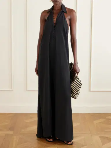 Taller Marmo Barbara Open-back Crepe Gown | Thumbnail 2 Taller Marmo Barbara Open-back Crepe Gown | Thumbnail 2