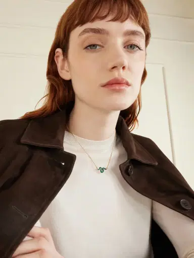 L’Atelier Nawbar Boa 18-karat Gold, Malachite And Diamond Necklace | Thumbnail 2 L’Atelier Nawbar Boa 18-karat Gold, Malachite And Diamond Necklace | Thumbnail 2