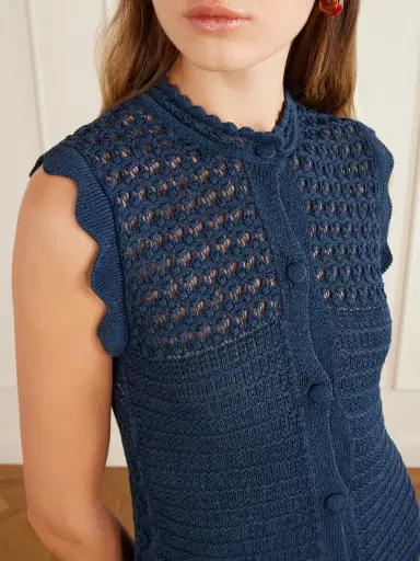 Eres Aurora Crochet-knit Top | Thumbnail 4 Eres Aurora Crochet-knit Top | Thumbnail 4