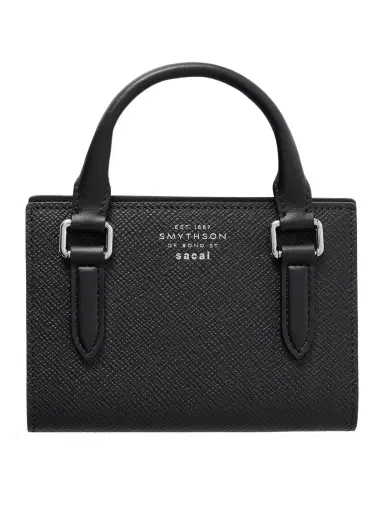 Smythson + Sacai Textured-leather Passport Holder | Thumbnail 1 Smythson + Sacai Textured-leather Passport Holder | Thumbnail 1