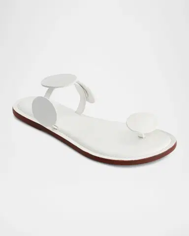 Bernardo New Moon Circle Leather Flat Sandals | Thumbnail 6 Bernardo New Moon Circle Leather Flat Sandals | Thumbnail 6