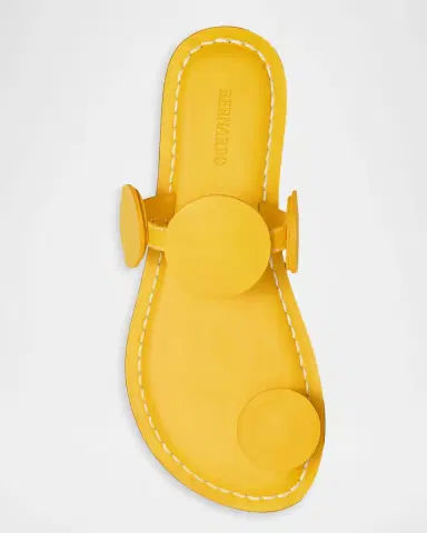 Bernardo New Moon Circle Leather Flat Sandals | Thumbnail 9 Bernardo New Moon Circle Leather Flat Sandals | Thumbnail 9
