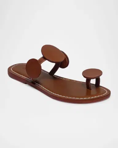 Bernardo New Moon Circle Leather Flat Sandals | Thumbnail 10 Bernardo New Moon Circle Leather Flat Sandals | Thumbnail 10