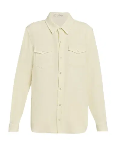 God 's True Cashmere Porcelain Solid Cashmere Flannel Shirt | Thumbnail 1 God 's True Cashmere Porcelain Solid Cashmere Flannel Shirt | Thumbnail 1