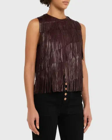 Ulla Johnson Leonie Fringe Leather Top | Thumbnail 8 Ulla Johnson Leonie Fringe Leather Top | Thumbnail 8