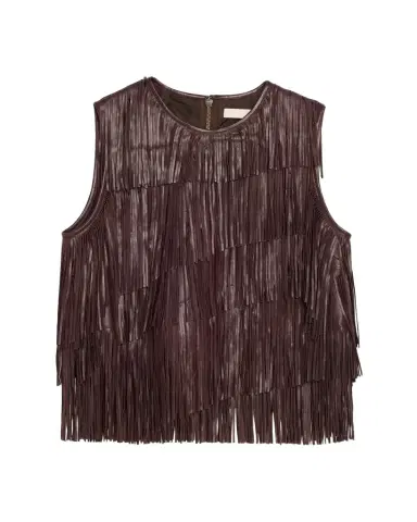 Ulla Johnson Leonie Fringe Leather Top | Thumbnail 1 Ulla Johnson Leonie Fringe Leather Top | Thumbnail 1