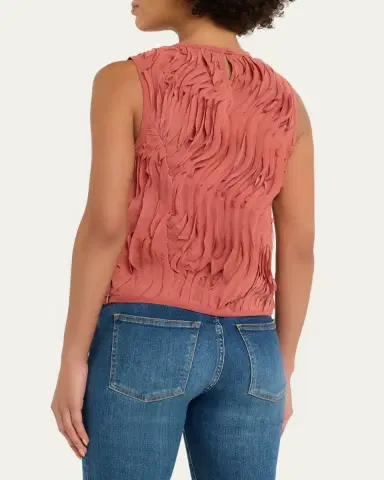 Ulla Johnson Celina Sleeveless Chiffon Top | Thumbnail 3 Ulla Johnson Celina Sleeveless Chiffon Top | Thumbnail 3