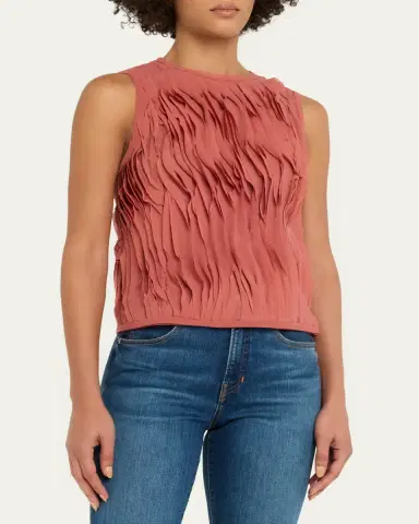 Ulla Johnson Celina Sleeveless Chiffon Top | Thumbnail 4 Ulla Johnson Celina Sleeveless Chiffon Top | Thumbnail 4