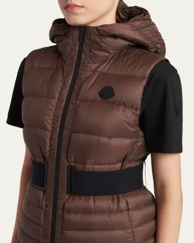 Moncler Melia Hooded Down Vest | Thumbnail 5 Moncler Melia Hooded Down Vest | Thumbnail 5