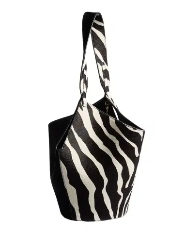 Khaite Lotus Mini Zebra-Print Calf Hair and Leather Top-Handle Bag | Thumbnail 1 Khaite Lotus Mini Zebra-Print Calf Hair and Leather Top-Handle Bag | Thumbnail 1