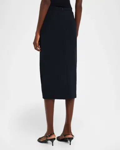 Max Mara Stretch Wool Midi Pencil Skirt | Thumbnail 3 Max Mara Stretch Wool Midi Pencil Skirt | Thumbnail 3