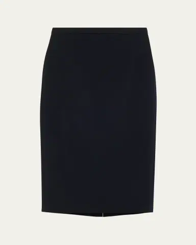 Max Mara Stretch Wool Midi Pencil Skirt | Thumbnail 6 Max Mara Stretch Wool Midi Pencil Skirt | Thumbnail 6