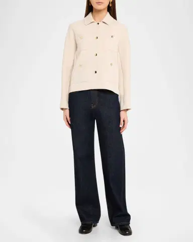 Max Mara Armonioso Scuba Jersey Boxy Jacket | Thumbnail 2 Max Mara Armonioso Scuba Jersey Boxy Jacket | Thumbnail 2