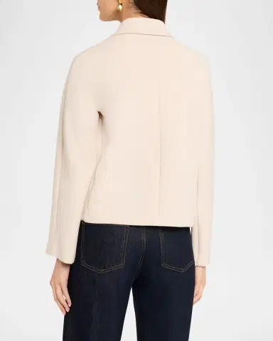 Max Mara Armonioso Scuba Jersey Boxy Jacket | Thumbnail 3 Max Mara Armonioso Scuba Jersey Boxy Jacket | Thumbnail 3