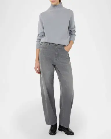 Max Mara Fragola Wool-Cashmere Mock-Neck Sweater | Thumbnail 2 Max Mara Fragola Wool-Cashmere Mock-Neck Sweater | Thumbnail 2