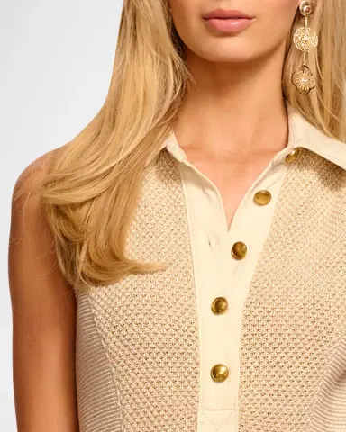 Ramy Brook Sarah Cotton Lurex Tweed Sleeveless Mini Dress | Thumbnail 5 Ramy Brook Sarah Cotton Lurex Tweed Sleeveless Mini Dress | Thumbnail 5