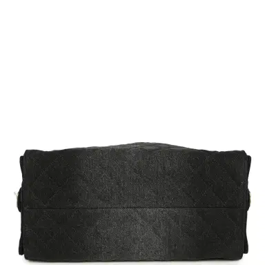 Chanel Chanel Medium 25 Hobo Bag Black Washed Denim Antique Gold Hardware | Thumbnail 6 Chanel Chanel Medium 25 Hobo Bag Black Washed Denim Antique Gold Hardware | Thumbnail 6