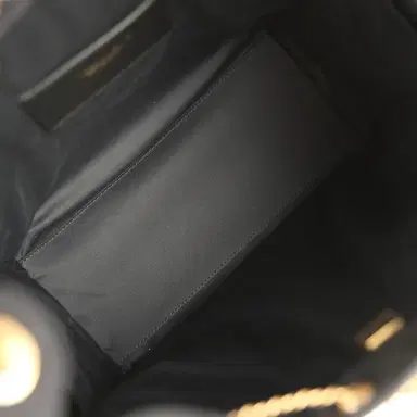 Chanel Chanel Medium 25 Hobo Bag Black Washed Denim Antique Gold Hardware | Thumbnail 9 Chanel Chanel Medium 25 Hobo Bag Black Washed Denim Antique Gold Hardware | Thumbnail 9