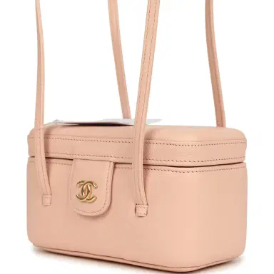 Chanel Chanel Preppy Coco Long Vanity with Straps Light Pink Shiny Caviar Brushed Gold Hardware | Thumbnail 5 Chanel Chanel Preppy Coco Long Vanity with Straps Light Pink Shiny Caviar Brushed Gold Hardware | Thumbnail 5