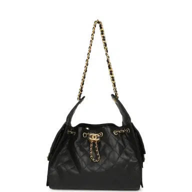 Chanel Chanel Small 25 Hobo Bag Black Caviar Antique Gold Hardware | Thumbnail 6 Chanel Chanel Small 25 Hobo Bag Black Caviar Antique Gold Hardware | Thumbnail 6