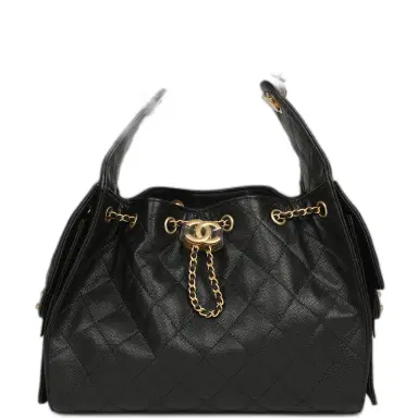 Chanel Chanel Small 25 Hobo Bag Black Caviar Antique Gold Hardware | Thumbnail 1 Chanel Chanel Small 25 Hobo Bag Black Caviar Antique Gold Hardware | Thumbnail 1