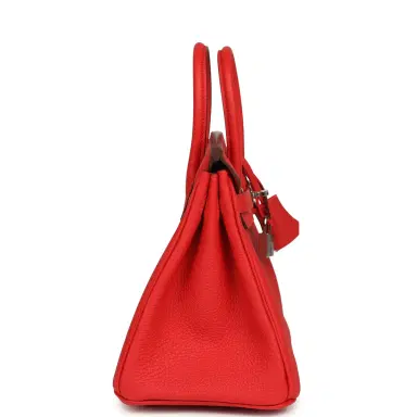 HERMÈS Hermes Birkin 25 Rouge de Coeur Togo Palladium Hardware | Thumbnail 3 HERMÈS Hermes Birkin 25 Rouge de Coeur Togo Palladium Hardware | Thumbnail 3