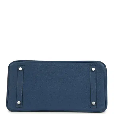 HERMÈS Hermes Birkin 30 Deep Bleu Togo Palladium Hardware | Thumbnail 6 HERMÈS Hermes Birkin 30 Deep Bleu Togo Palladium Hardware | Thumbnail 6