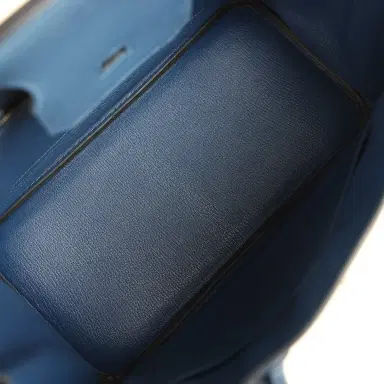 HERMÈS Hermes Birkin 30 Deep Bleu Togo Palladium Hardware | Thumbnail 8 HERMÈS Hermes Birkin 30 Deep Bleu Togo Palladium Hardware | Thumbnail 8