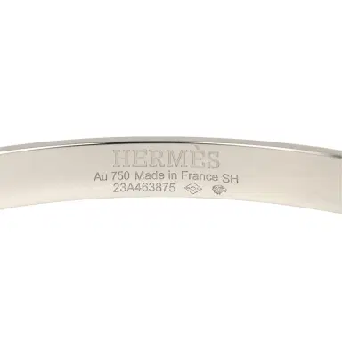 HERMÈS Hermes Kelly Bracelet Small Model White Gold & Diamonds | Thumbnail 6 HERMÈS Hermes Kelly Bracelet Small Model White Gold & Diamonds | Thumbnail 6