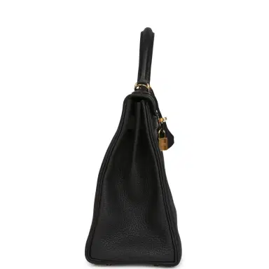 HERMÈS Hermes Kelly Retourne 32 Black Togo Gold Hardware | Thumbnail 3 HERMÈS Hermes Kelly Retourne 32 Black Togo Gold Hardware | Thumbnail 3