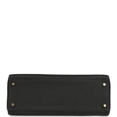 HERMÈS Hermes Kelly Retourne 32 Black Togo Gold Hardware | Thumbnail 6 HERMÈS Hermes Kelly Retourne 32 Black Togo Gold Hardware | Thumbnail 6