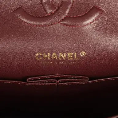 Chanel Pre-owned Chanel Medium Classic Double Flap Black Caviar Gold Hardware | Thumbnail 8 Chanel Pre-owned Chanel Medium Classic Double Flap Black Caviar Gold Hardware | Thumbnail 8