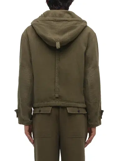 Simkhai Men's Iver Cotton Field Jacket - Olive - Size Medium | Thumbnail 5 Simkhai Men's Iver Cotton Field Jacket - Olive - Size Medium | Thumbnail 5
