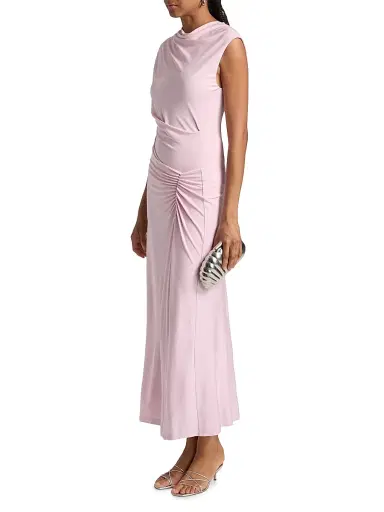Simkhai Women's Acacia Draped Jersey Maxi Dress - Tulip - Size XS | Thumbnail 4 Simkhai Women's Acacia Draped Jersey Maxi Dress - Tulip - Size XS | Thumbnail 4