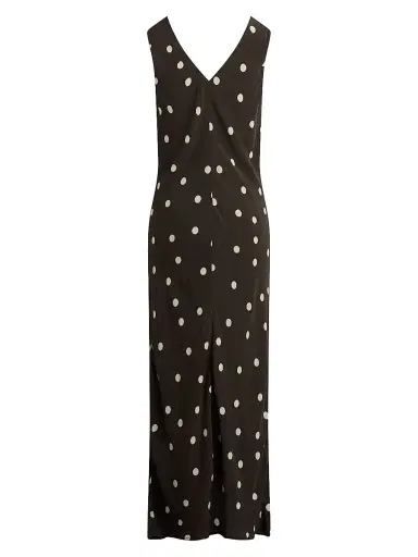 Favorite Daughter Women's The Anyday Anytime Maxi Dress - Espresso Polka Dot - Size 4 | Thumbnail 2 Favorite Daughter Women's The Anyday Anytime Maxi Dress - Espresso Polka Dot - Size 4 | Thumbnail 2