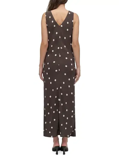 Favorite Daughter Women's The Anyday Anytime Maxi Dress - Espresso Polka Dot - Size 4 | Thumbnail 5 Favorite Daughter Women's The Anyday Anytime Maxi Dress - Espresso Polka Dot - Size 4 | Thumbnail 5