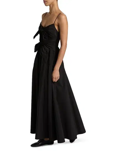 DEREK LAM 10 CROSBY Women's Unity Poplin Double Tie-Front Maxi Dress | Thumbnail 4 DEREK LAM 10 CROSBY Women's Unity Poplin Double Tie-Front Maxi Dress | Thumbnail 4