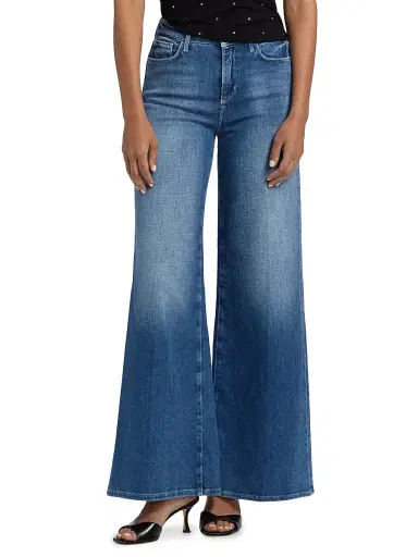 L'AGENCE Women's Quincy High-Rise Wide-Leg Jeans - Castro | Thumbnail 3 L'AGENCE Women's Quincy High-Rise Wide-Leg Jeans - Castro | Thumbnail 3
