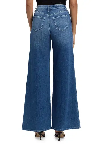 L'AGENCE Women's Quincy High-Rise Wide-Leg Jeans - Castro | Thumbnail 5 L'AGENCE Women's Quincy High-Rise Wide-Leg Jeans - Castro | Thumbnail 5