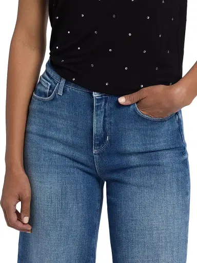 L'AGENCE Women's Quincy High-Rise Wide-Leg Jeans - Castro | Thumbnail 6 L'AGENCE Women's Quincy High-Rise Wide-Leg Jeans - Castro | Thumbnail 6