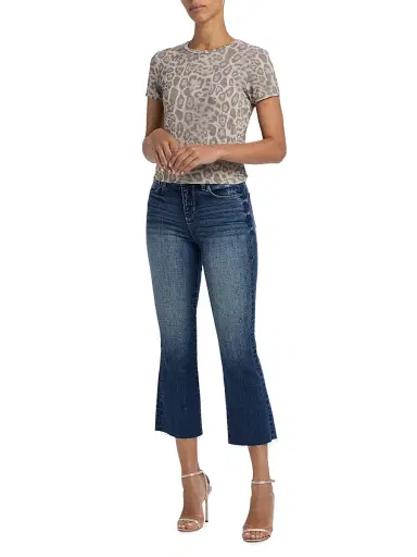 L'Agence Women's Kendra High-Rise Flared Crop Jeans - Gladstone - Size 29 | Thumbnail 2 L'Agence Women's Kendra High-Rise Flared Crop Jeans - Gladstone - Size 29 | Thumbnail 2