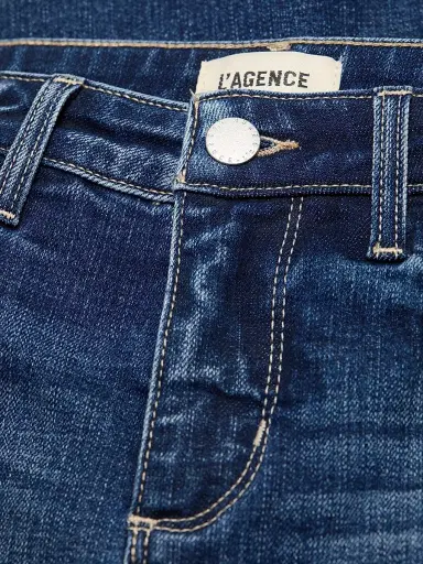 L'Agence Women's Kendra High-Rise Flared Crop Jeans - Gladstone - Size 29 | Thumbnail 7 L'Agence Women's Kendra High-Rise Flared Crop Jeans - Gladstone - Size 29 | Thumbnail 7