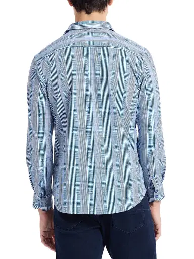 Robert Graham Men's Charnwood Geometric Shirt - Blue | Thumbnail 5 Robert Graham Men's Charnwood Geometric Shirt - Blue | Thumbnail 5