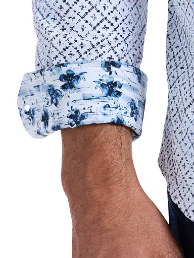 Robert Graham Men's Montagu Knit Button-Front Shirt | Thumbnail 6 Robert Graham Men's Montagu Knit Button-Front Shirt | Thumbnail 6