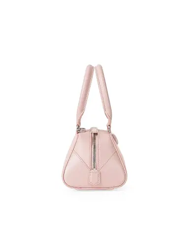 Givenchy Women's Mini Antigona East-West Top Handle Bag in Box Leather - Baby Pink | Thumbnail 3 Givenchy Women's Mini Antigona East-West Top Handle Bag in Box Leather - Baby Pink | Thumbnail 3