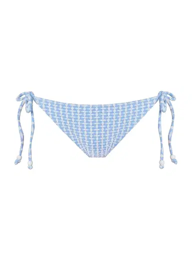 Shoshanna Women's Geo Text Triangle Bikini Bottom - Marina Optic | Thumbnail 1 Shoshanna Women's Geo Text Triangle Bikini Bottom - Marina Optic | Thumbnail 1