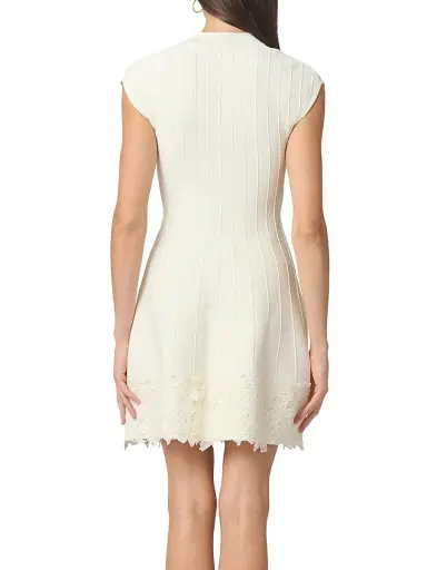 Shoshanna Women's Azalea Ottoman-Knit Minidress - | Thumbnail 3 Shoshanna Women's Azalea Ottoman-Knit Minidress - | Thumbnail 3