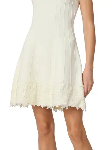 Shoshanna Women's Azalea Ottoman-Knit Minidress - | Thumbnail 4 Shoshanna Women's Azalea Ottoman-Knit Minidress - | Thumbnail 4