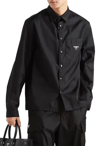Prada Men's Re-Nylon Shirt - Black - Size XXXL | Thumbnail 2 Prada Men's Re-Nylon Shirt - Black - Size XXXL | Thumbnail 2