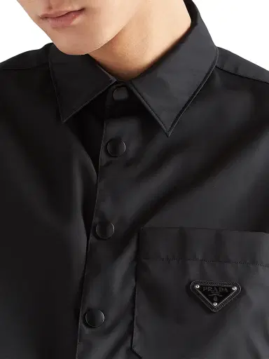 Prada Men's Re-Nylon Shirt - Black - Size XXXL | Thumbnail 6 Prada Men's Re-Nylon Shirt - Black - Size XXXL | Thumbnail 6